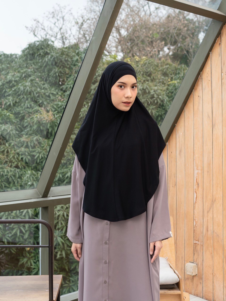 Azmiza - Medina Abaya _ ( Abaya Oversize Up To Jumbo Size Daily Umroh Haji Bahan Sahara Platinum)