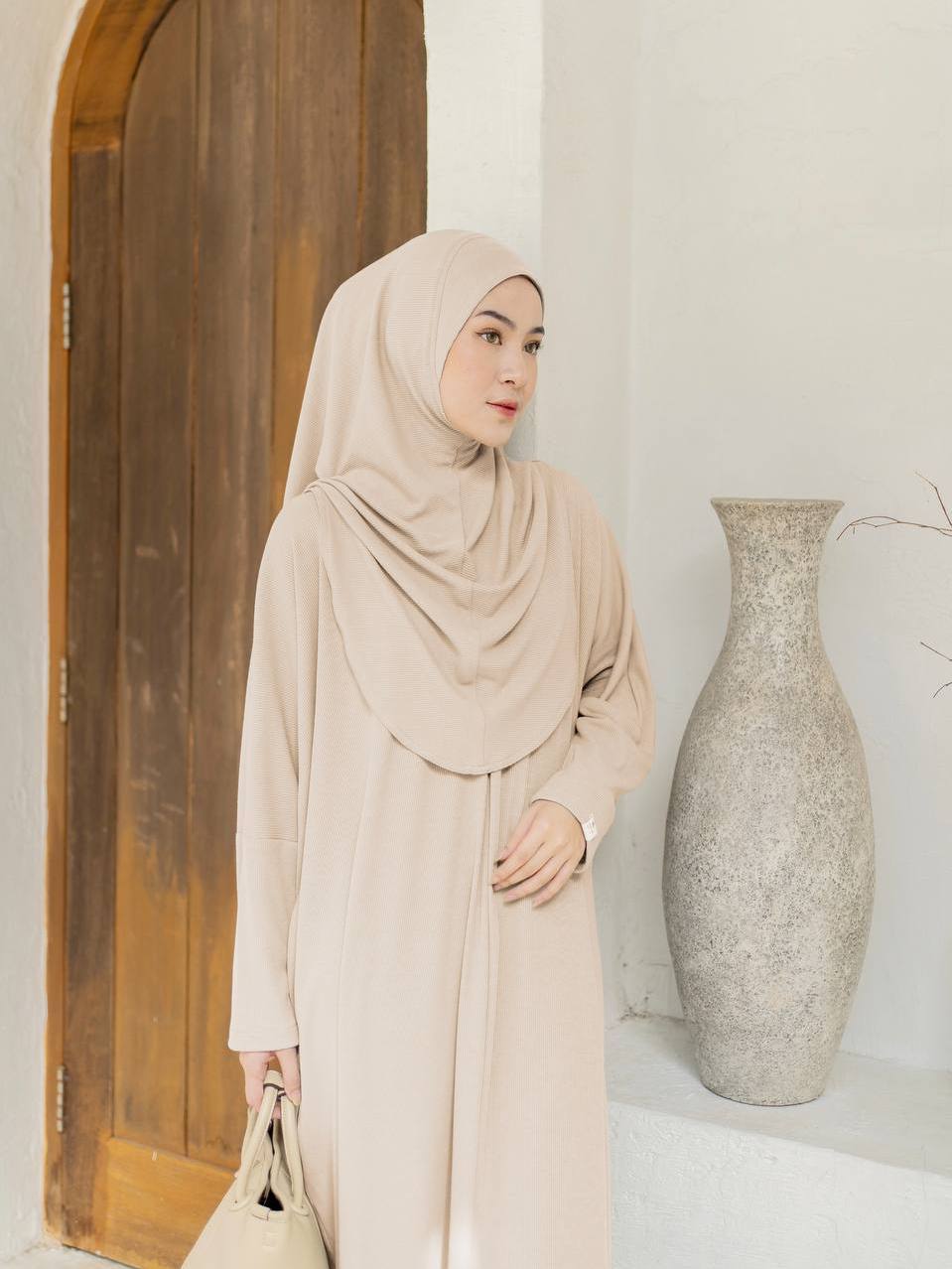 Azmiza - Lou - (HIJAB ONLY)-(Hijab Instant Daily Umroh Haji Bahan Soft Rib Knit)