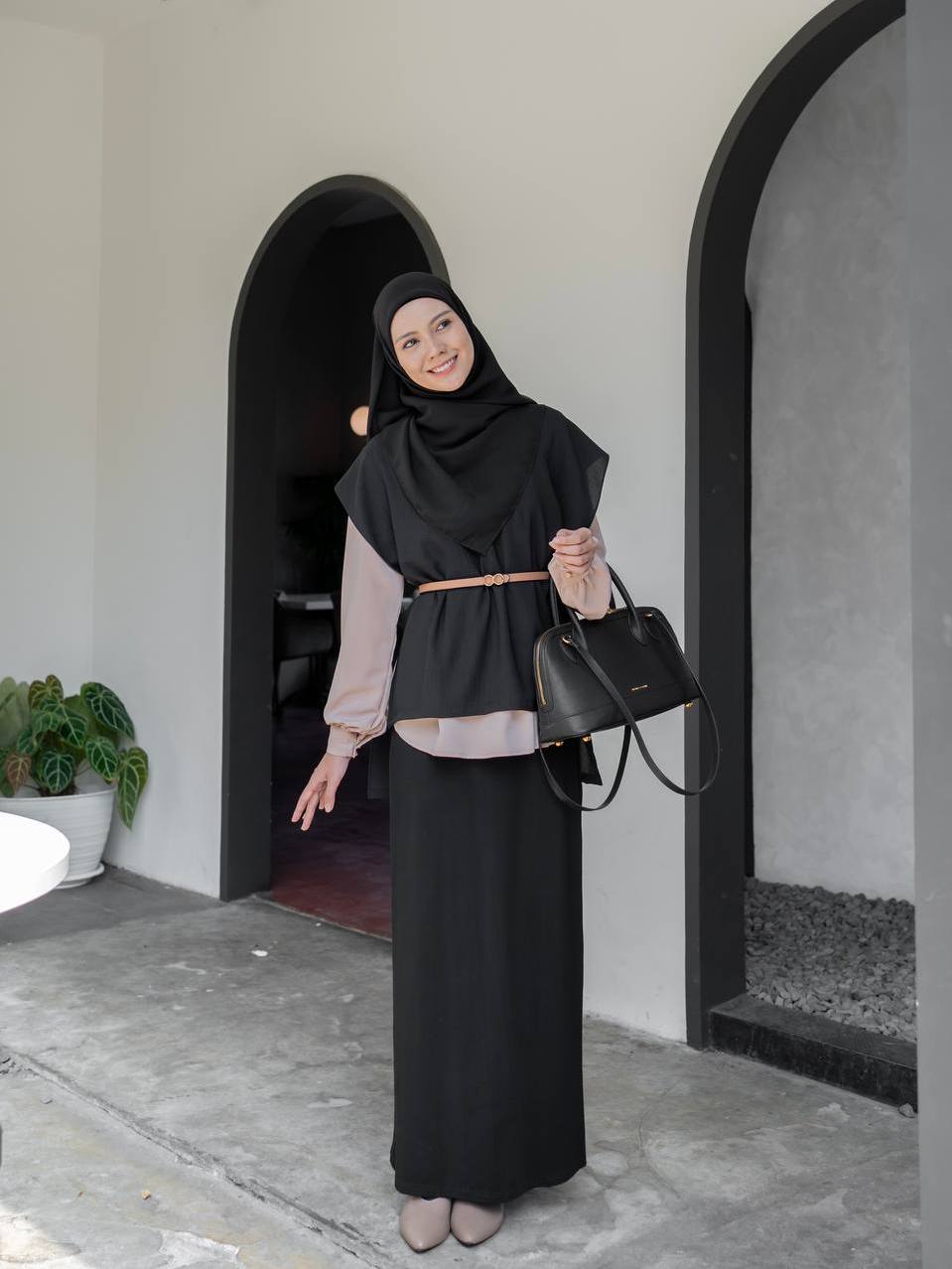 Azmiza - Span Skirt (Rok Span Up To Jumbo Size Stretch Daily Special Occasion Bahan Premium Knit)