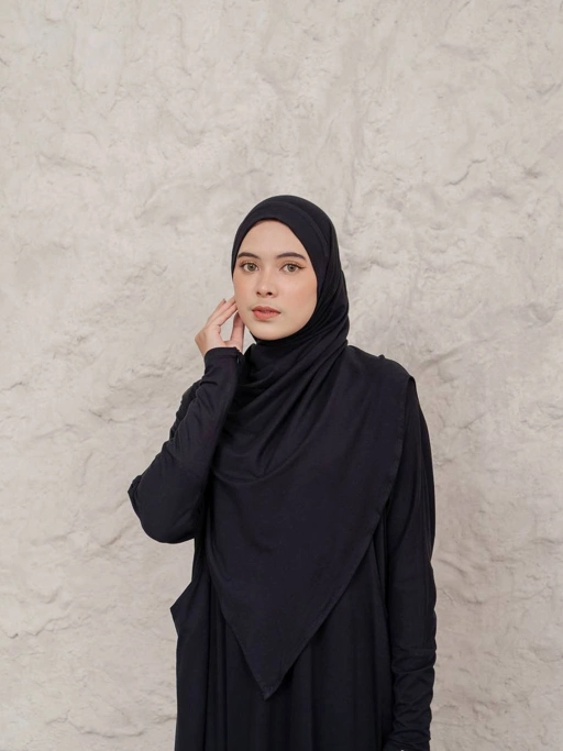 Image of Azmiza - 2 In 1 Lilith Instant(Hijab Instan 2 Style Daily Umroh Haji Bahan Premium Spandex Cotton)