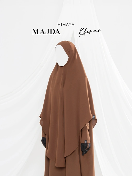 Image of Himaya - Majda Khimar Pad( French Khimar Pad Syar'i Daily Umroh Haji Bahan Mazen Anti UV)