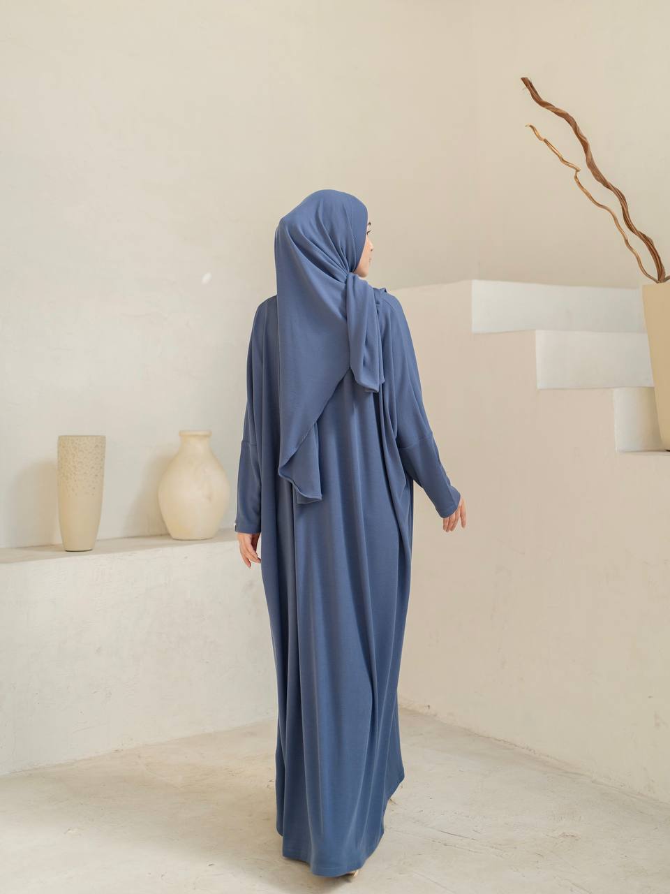 Azmiza - Kejora - Loose Hand-(ABAYA ONLY)- (Abaya Oversize Up To Jumbo Size Daily Umroh Haji Bahan Soft Rib Knit)