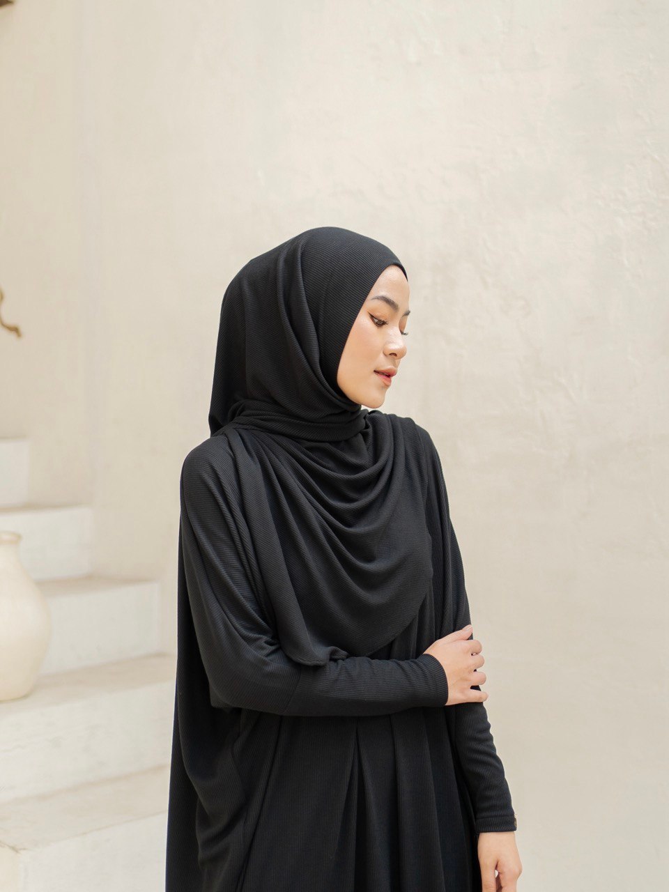 Azmiza - Jada - (HIJAB ONLY)-( Hijab Instan Daily Umroh Haji Bahan Soft Rib Knit)