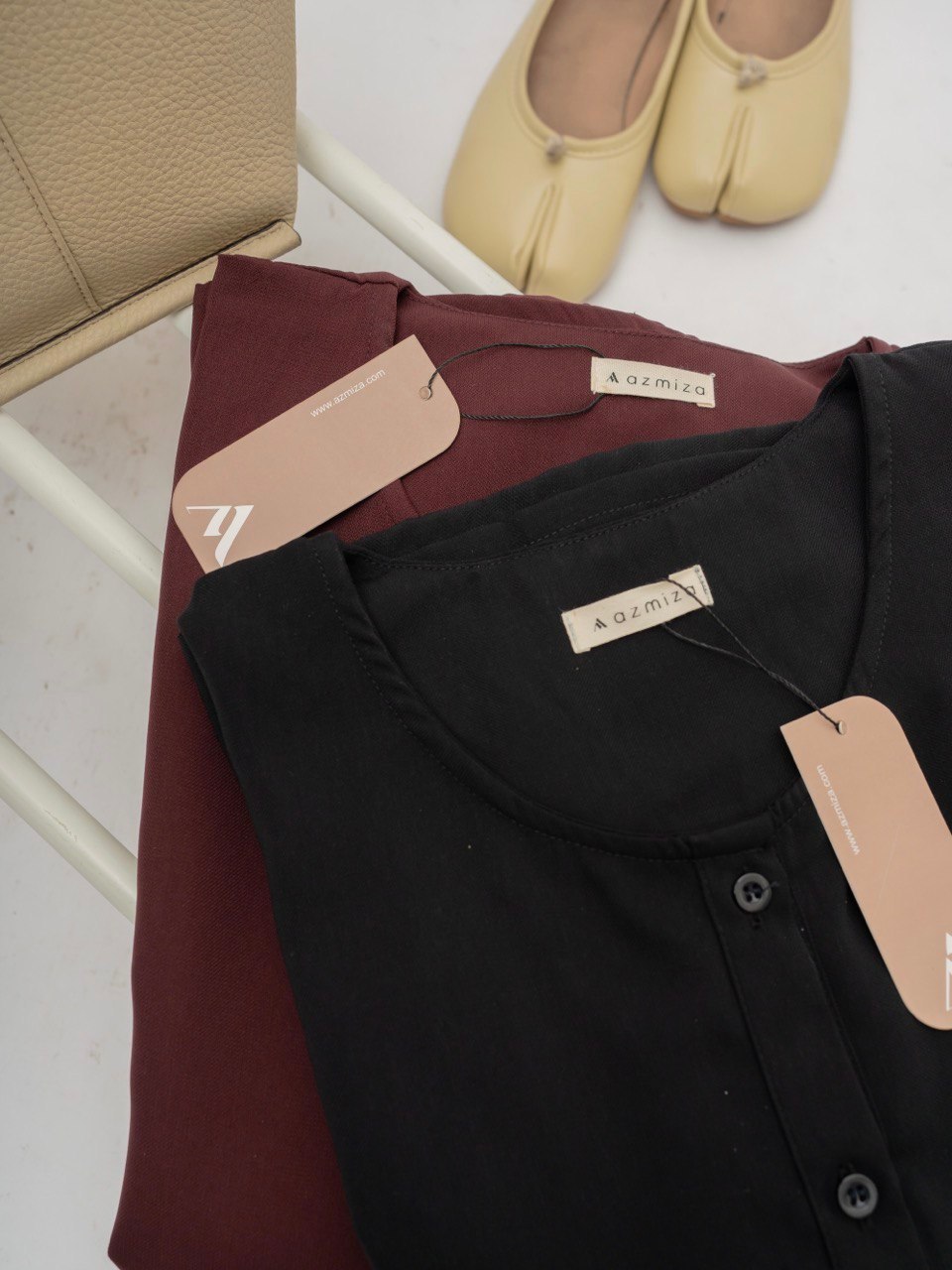 Azmiza - Medina Abaya _ ( Abaya Oversize Up To Jumbo Size Daily Umroh Haji Bahan Sahara Platinum)