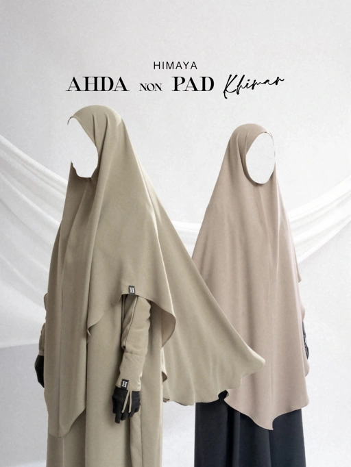Image of Himaya - FK Ahda Non Pad(French Khimar Non Pad Daily Umroh Haji Bahan Mazen Anti UV)