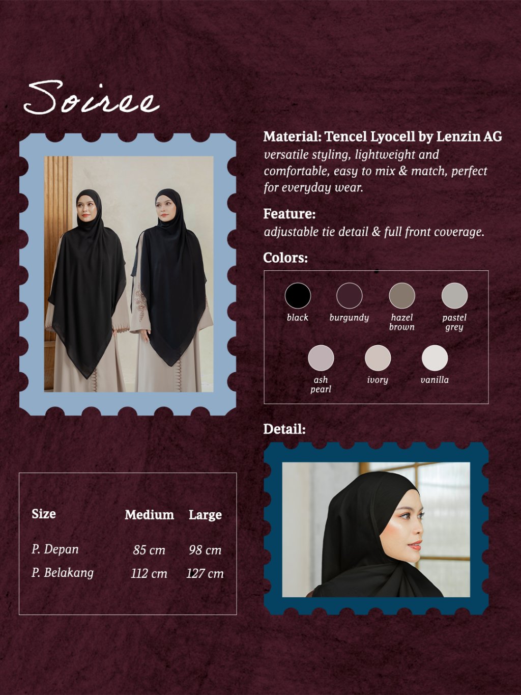Soiree Pashmina Bandana