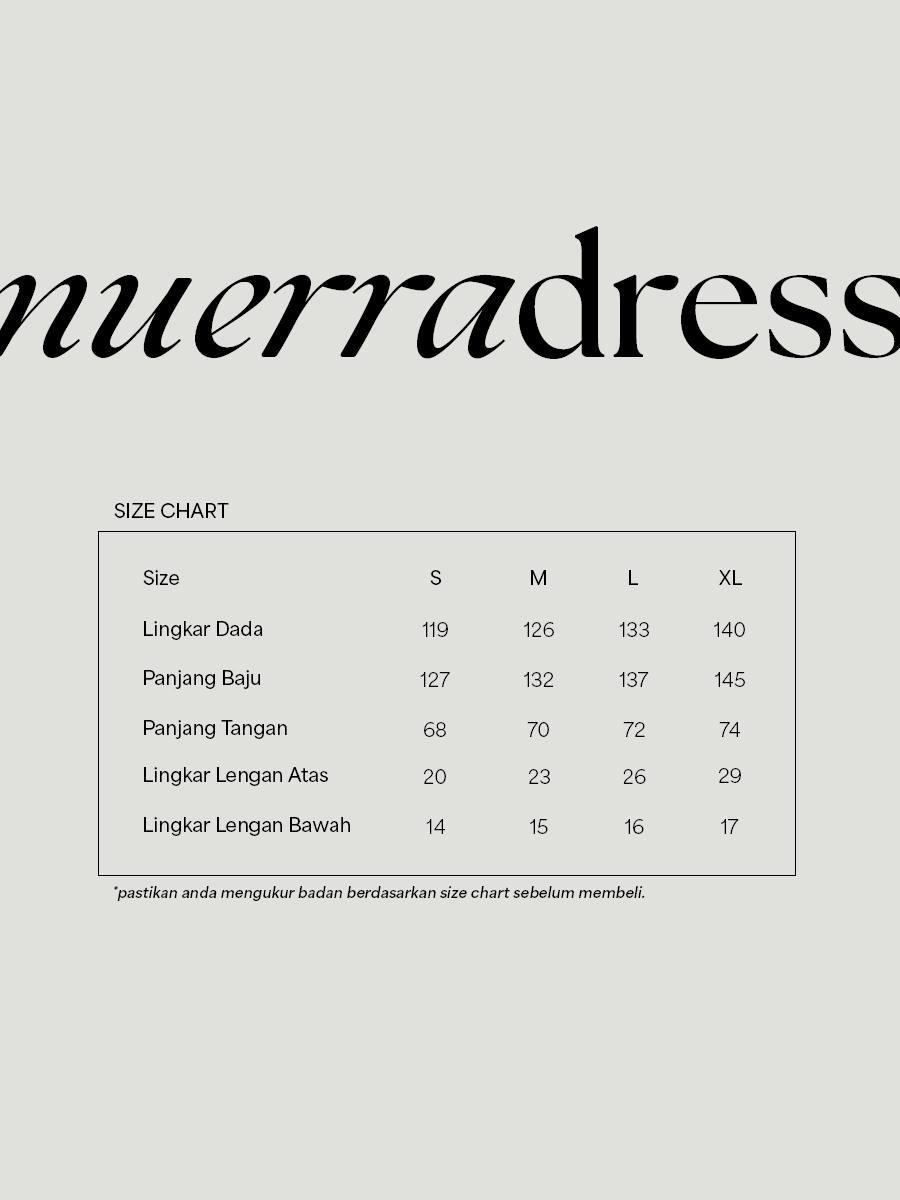 Azmiza-Nuerra Dress-Dress Stripe Oversized-Abaya Stripe Cotton Umroh Haji Nyaman Adem-