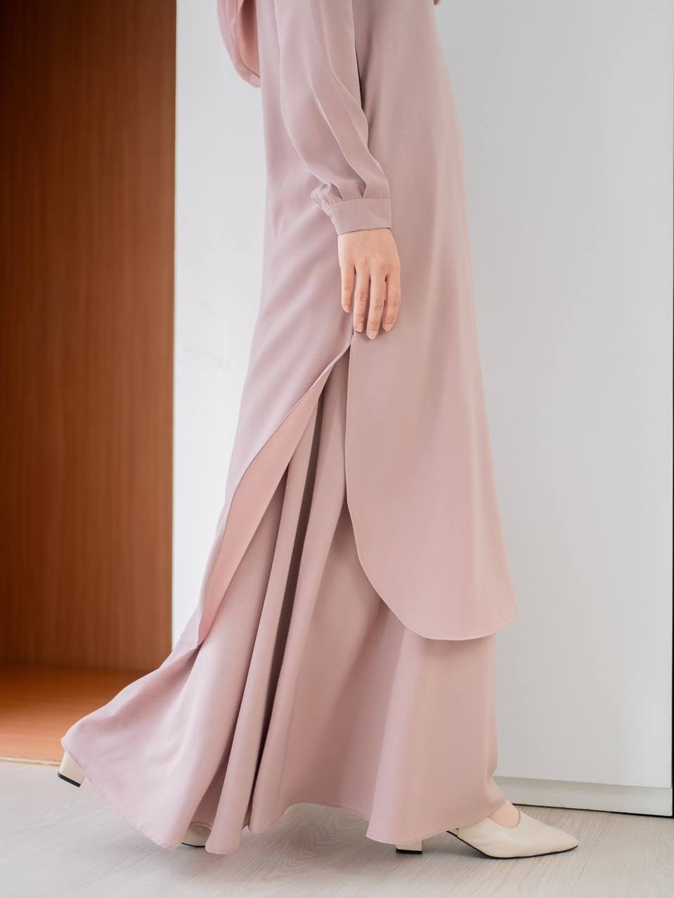Azmiza-Duma Tunik-(TUNIK ONLY)-(Atasan Lengan Panjang Up To Jumbo Umroh Bahan Sahara Platinum)