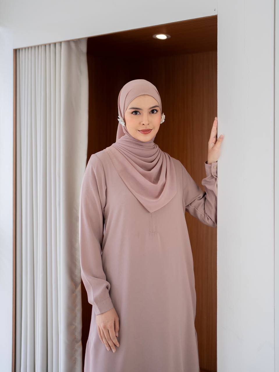 Azmiza-Duma Tunik-(TUNIK ONLY)-(Atasan Lengan Panjang Up To Jumbo Umroh Bahan Sahara Platinum)