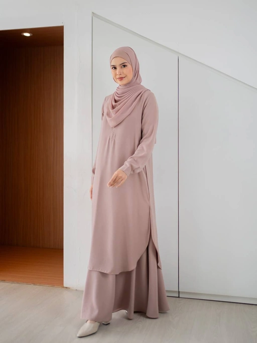 Image of Azmiza-Duma Tunik-(TUNIK ONLY)-(Atasan Lengan Panjang Up To Jumbo Umroh Bahan Sahara Platinum)