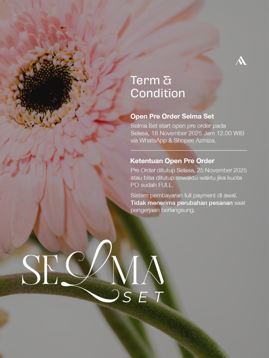 Azmiza-Selma Series-(Atasan Katun Lengan Panjang Malaysian Look bahan Airluxe Cotton)