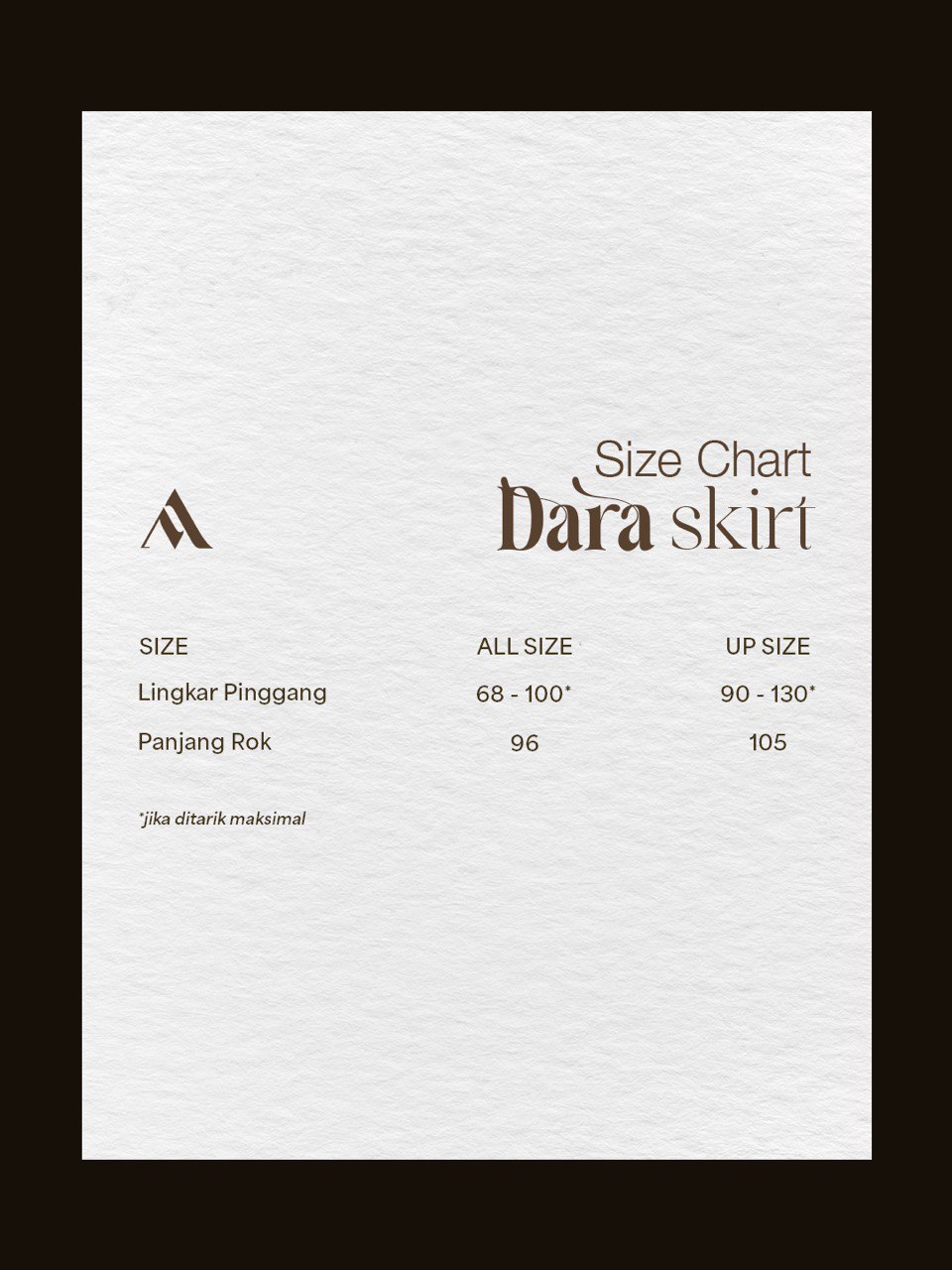 Azmiza-Dara Skirt (HANYA ROK SAJA)-Rok Malaysian Look Bahan Sahara Platinum