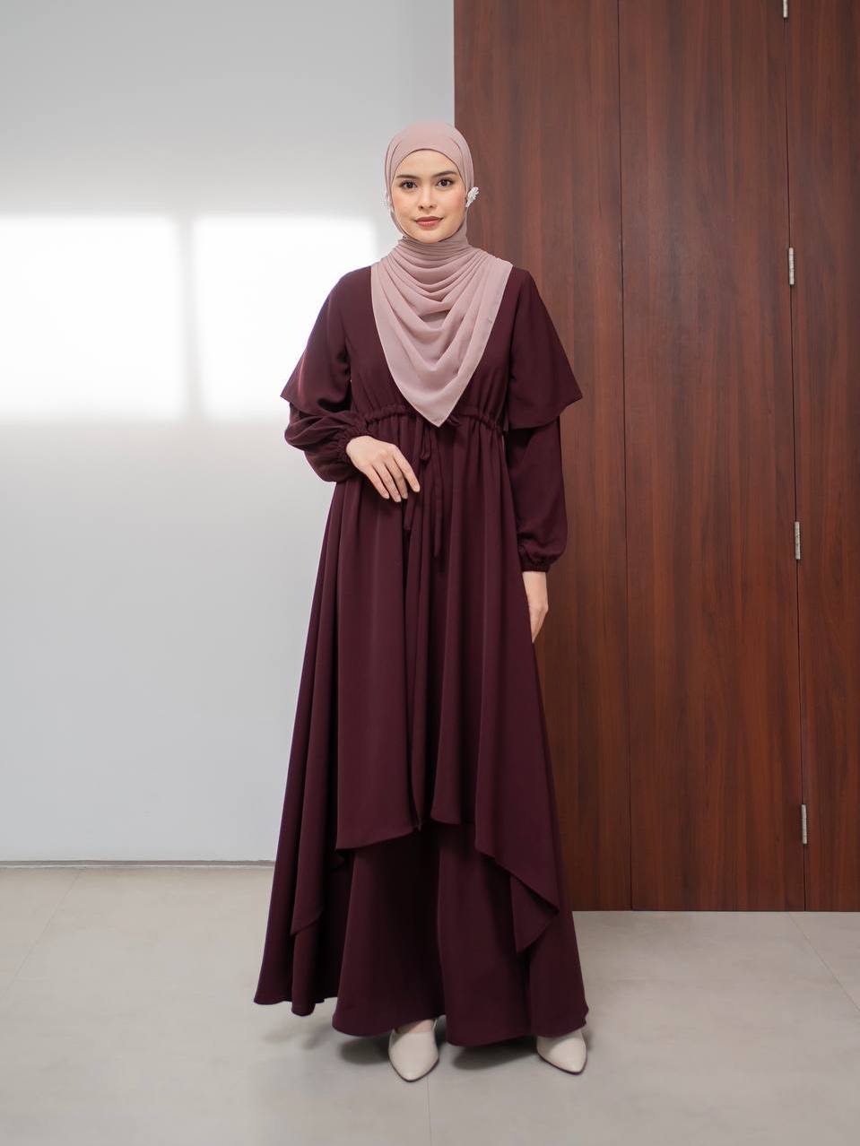 Azmiza - Raina ( Dress Up To Jumbo Size Daily Special Occasion Bahan Sahara Platinum)