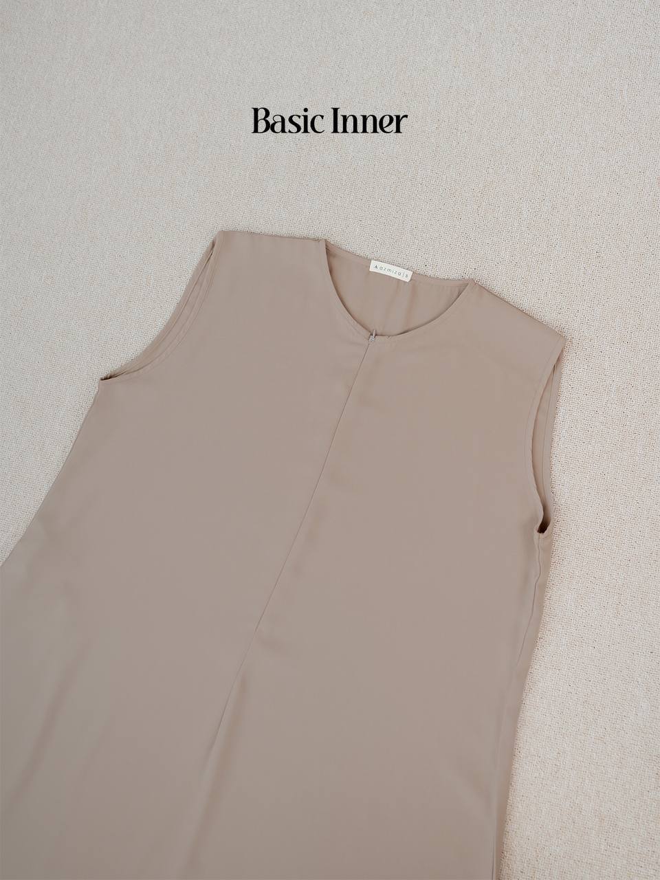 Azmiza-Basic Inner-Dress Dalaman Tanpa Lengan