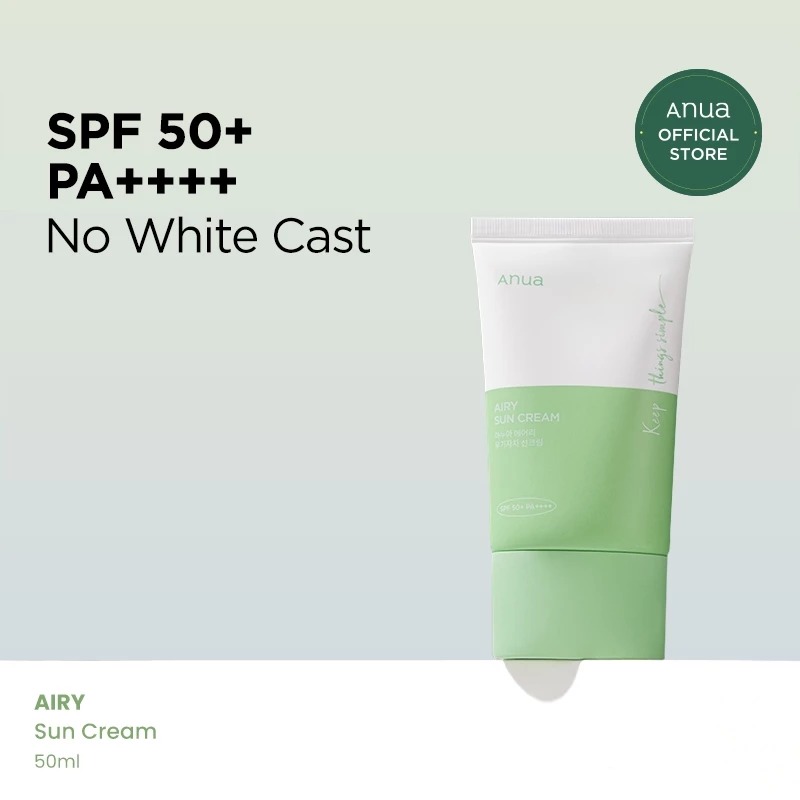 ANUA Airy Sun Cream (Sunscreen) 50ml