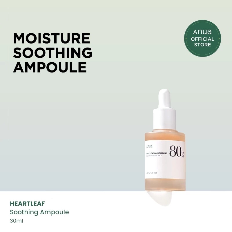 ANUA Heartleaf 80% Soothing Ampoule (Serum) 30ml