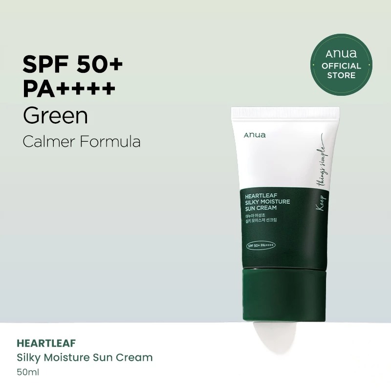Anua Heartleaf Silky Moisture Sun Cream 50ml