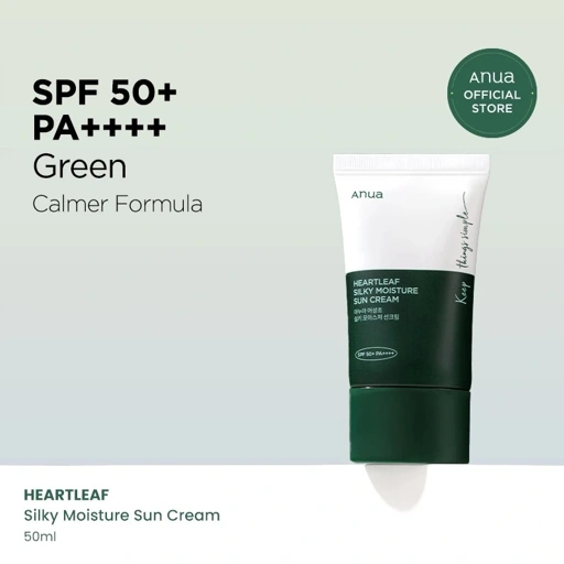 Image of Anua Heartleaf Silky Moisture Sun Cream 50ml