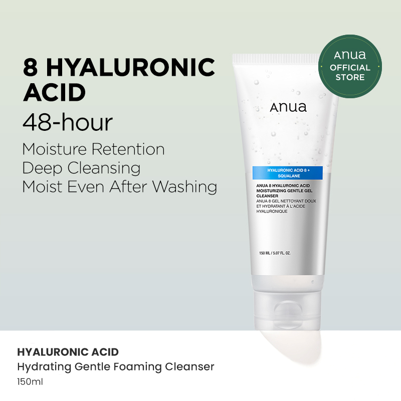 ANUA HYALURONIC ACID GENTLE FOAMING CLEANSER 150ML