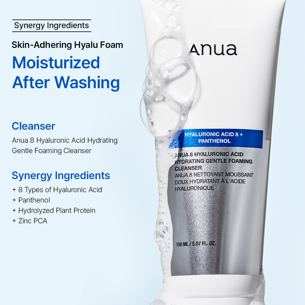 ANUA HYALURONIC ACID GENTLE FOAMING CLEANSER 150ML