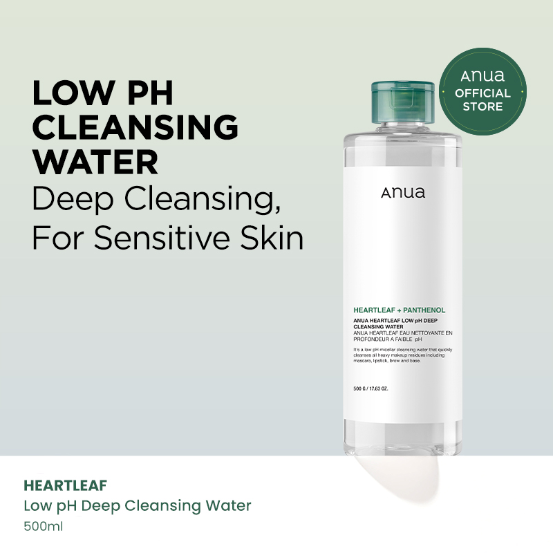 ANUA HEARTLEAF LOW PH DEEP CLEANSING WATER 500g