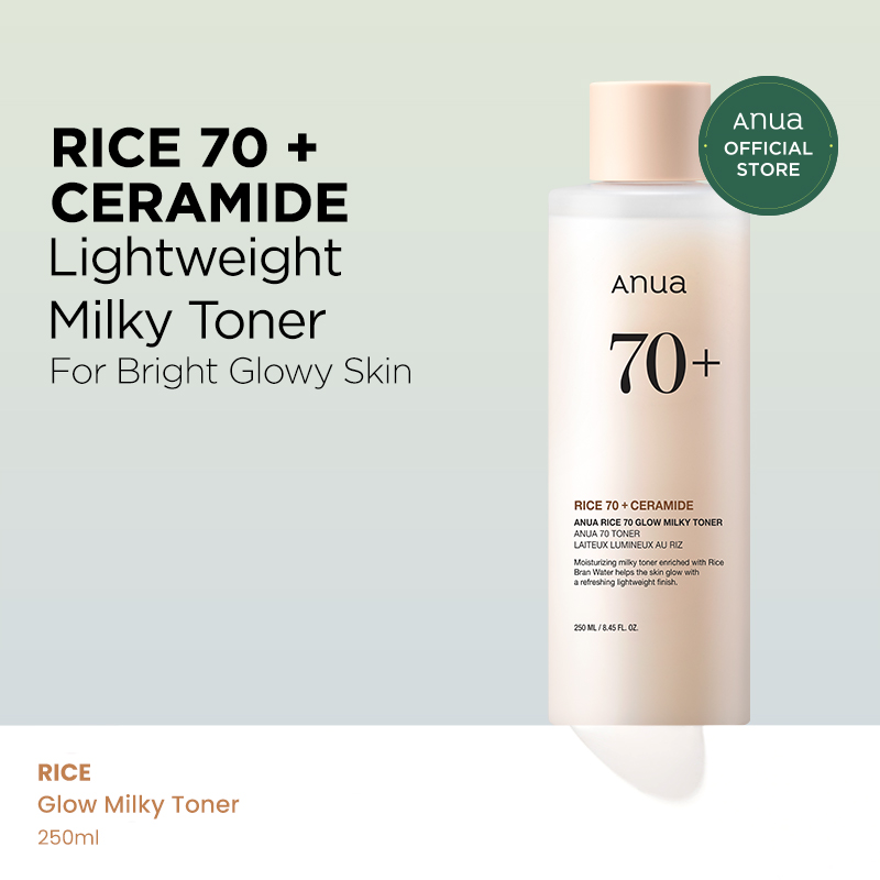 ANUA RICE 70 GLOW MILKY TONER 250ml