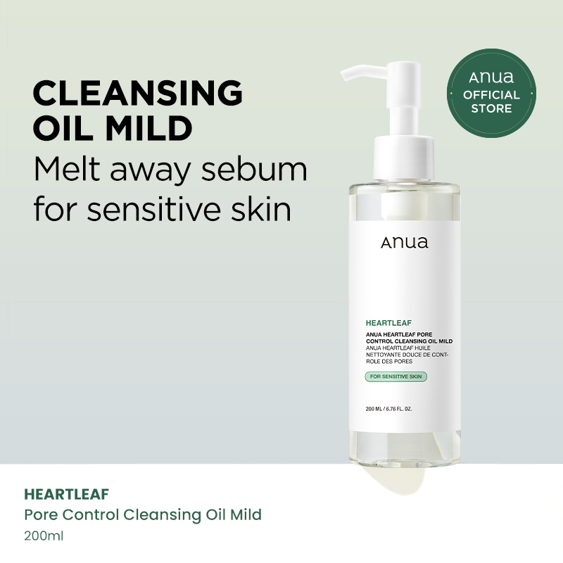 ANUA HEARTLEAF PORE CONTROL CLEANSING OIL MILD 200ml