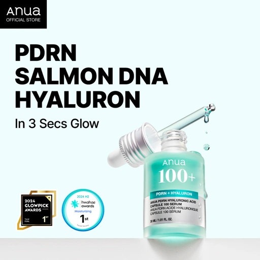 Image of ANUA PDRN HYALURONIC ACID CAPSULE 100 SERUM 30ML