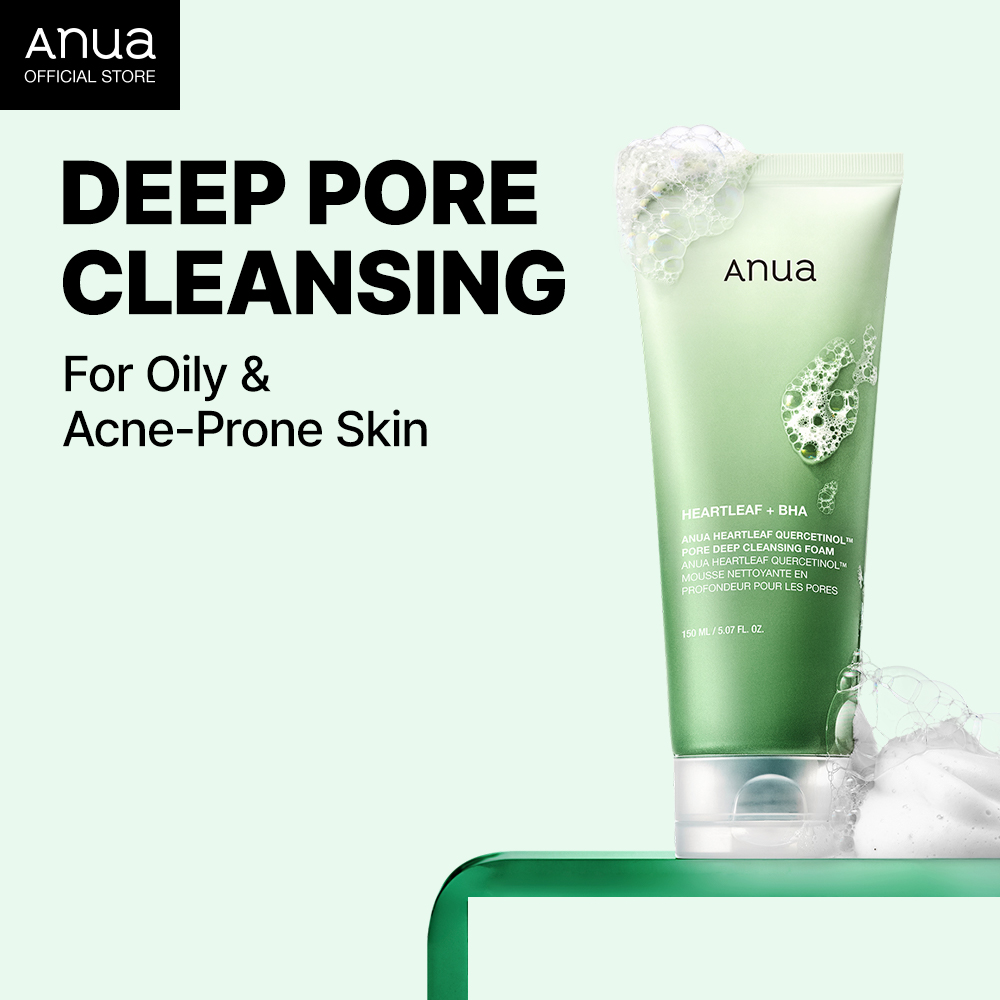 ANUA HEARTLEAF QUERCETINOL™ PORE DEEP CLEANSING FOAM 25ML
