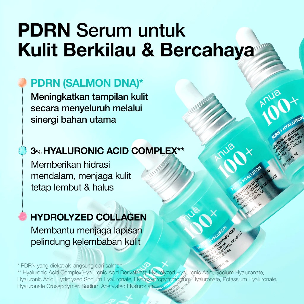 ANUA PDRN HYALURONIC ACID CAPSULE 100 SERUM 30ML