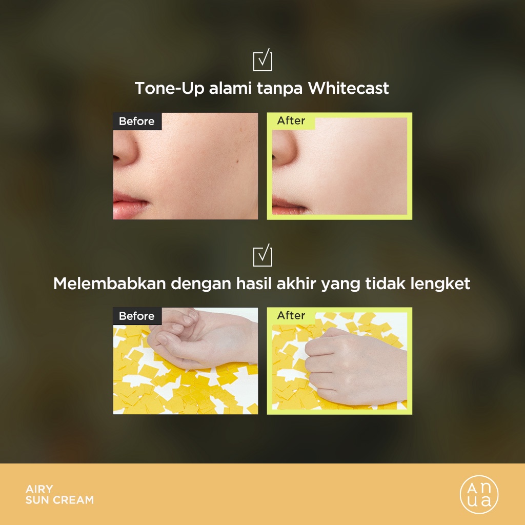 ANUA Airy Sun Cream (Sunscreen) 50ml