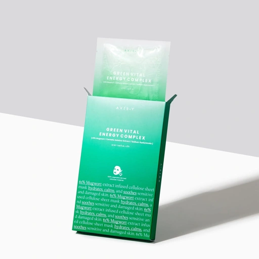 Image of AXIS-Y - Mugwort Green Vital Energy Complex Sheet Mask
