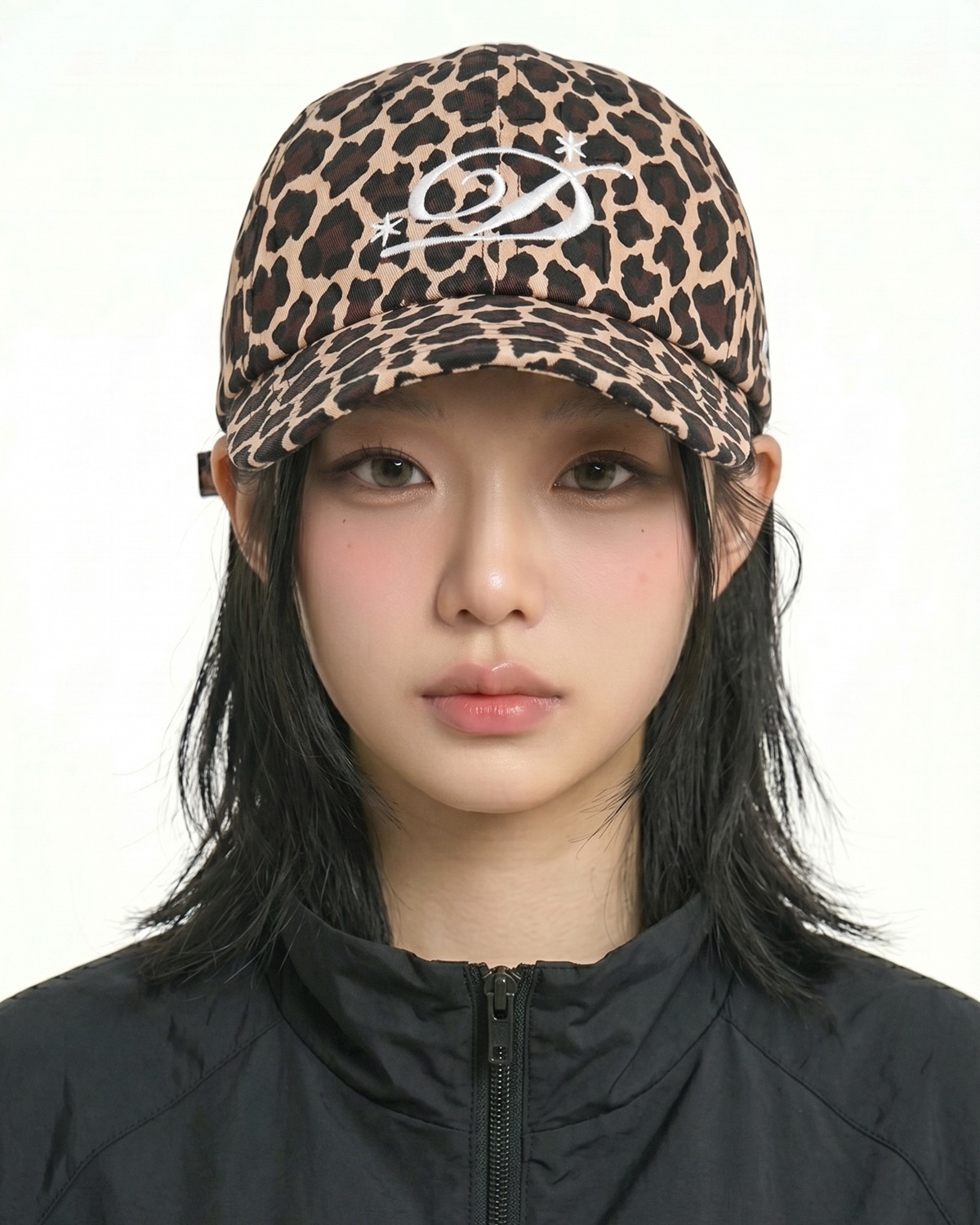 D Logo Cap (Leopard Brown)