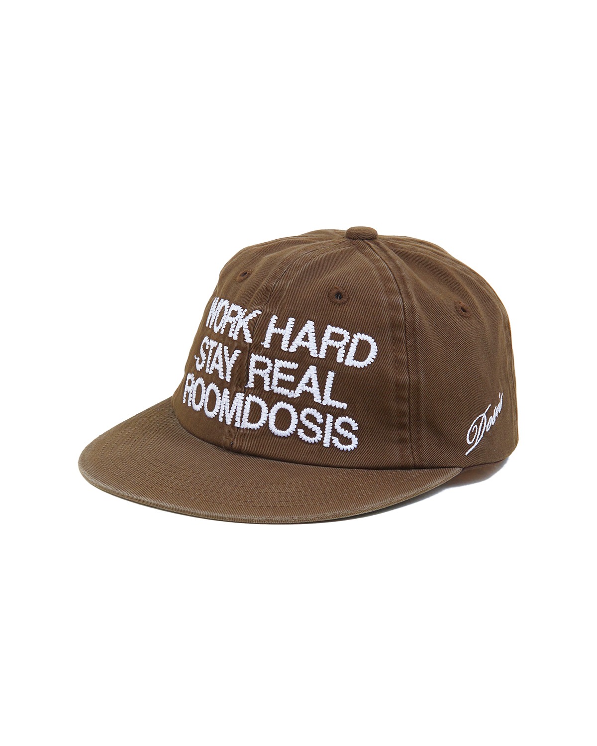 Work Hard Stay Real Cap (Brown)