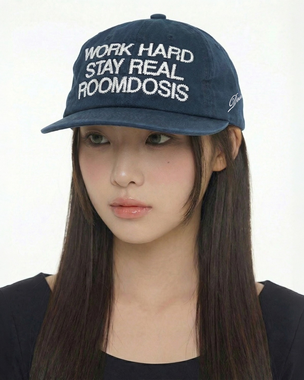 Work Hard Stay Real Cap (Blue)