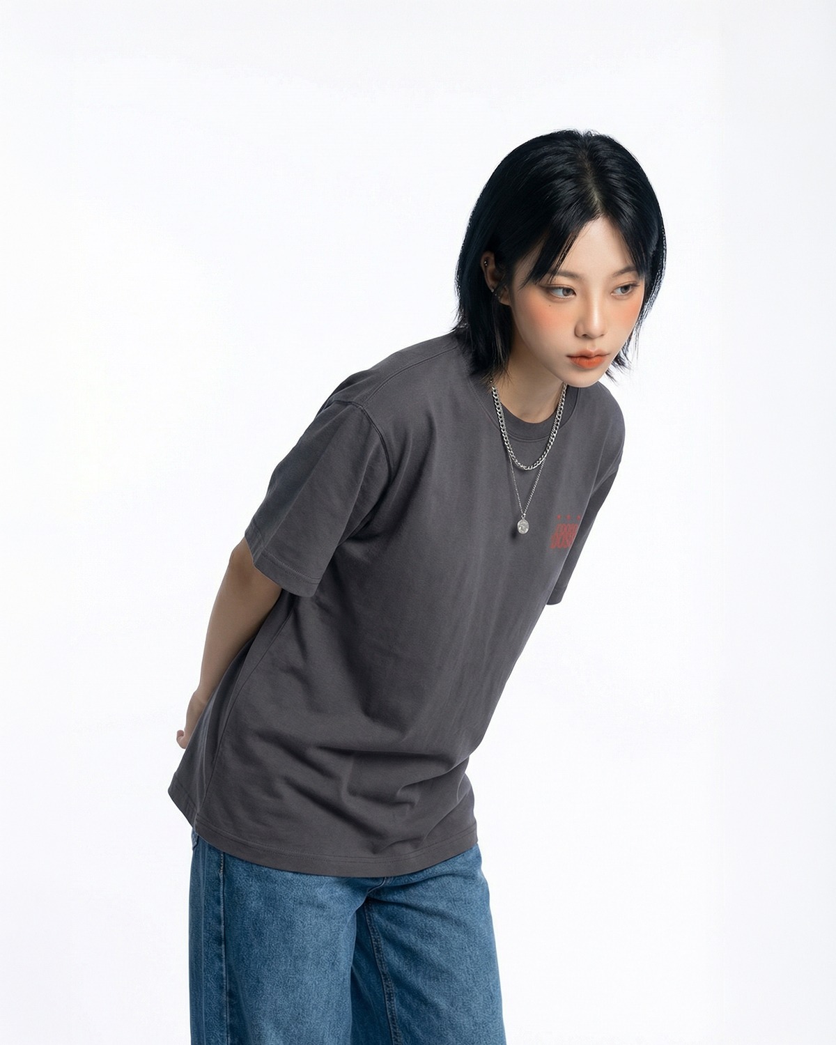 Logo Short Sleeves T-shirt (Gray)
