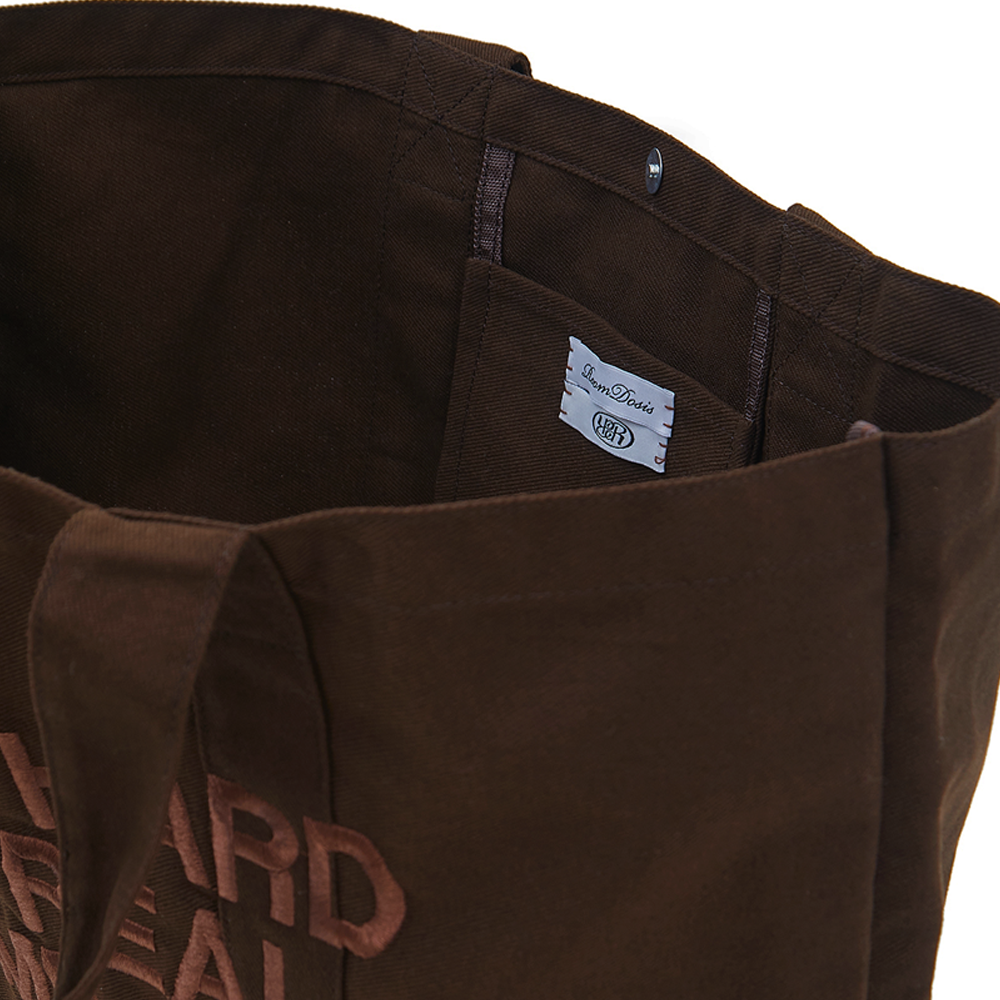 Work Hard Stay Real Bag (Brown)