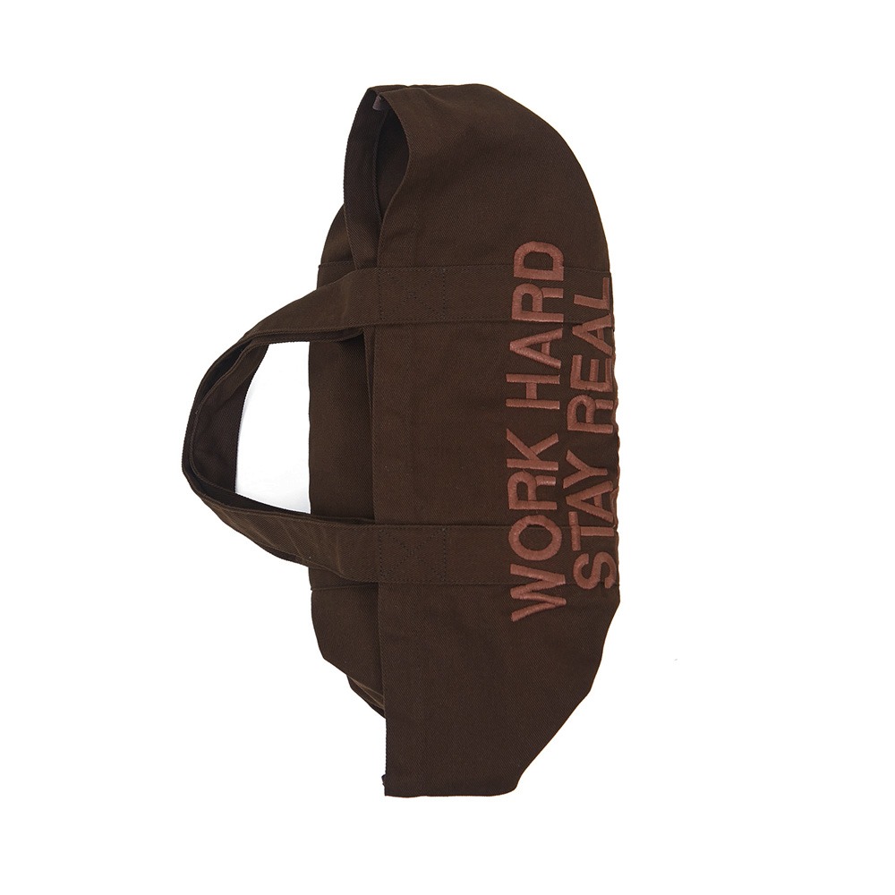 Work Hard Stay Real Bag (Brown)