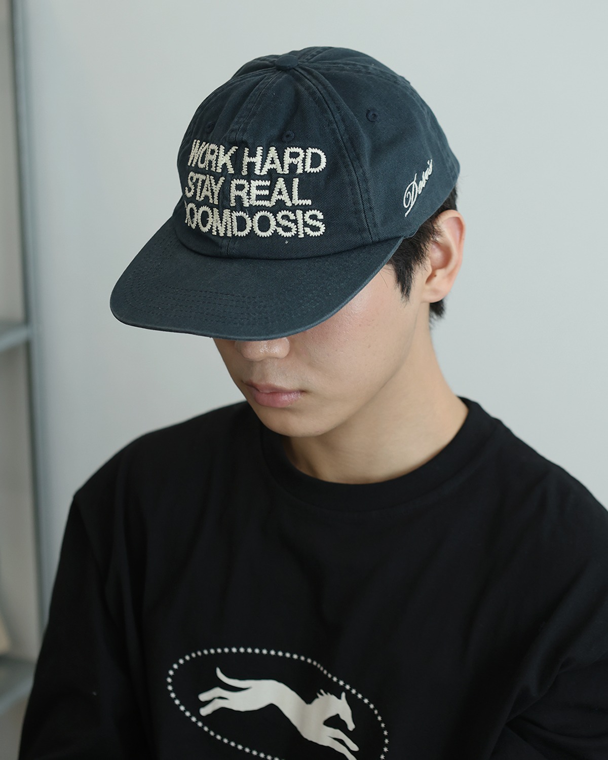 Work Hard Stay Real Cap (Blue)