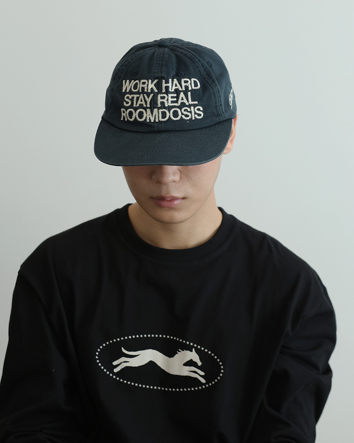 Work Hard Stay Real Cap (Blue)
