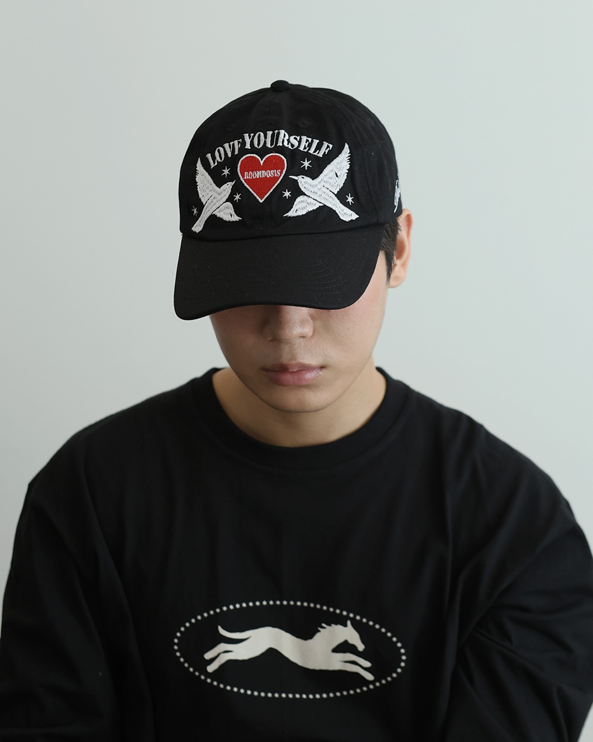 Love Yourself Cap  (Black) 