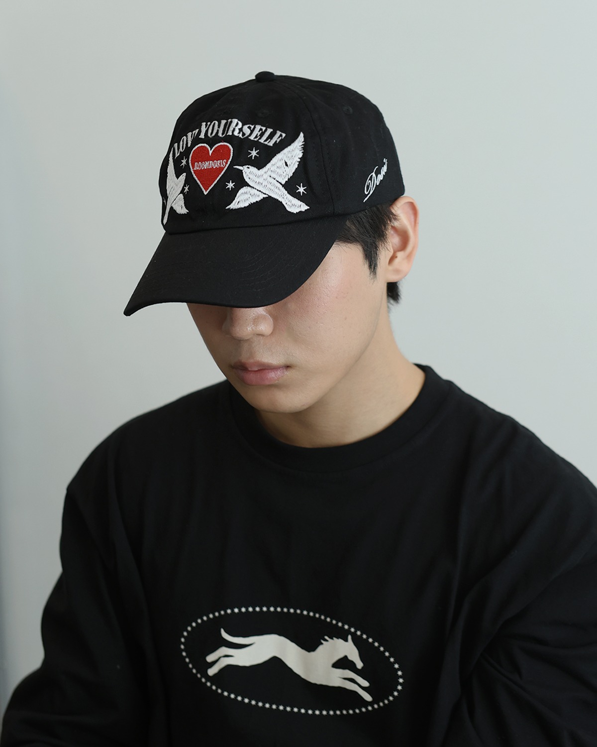 Love Yourself Cap  (Black) 