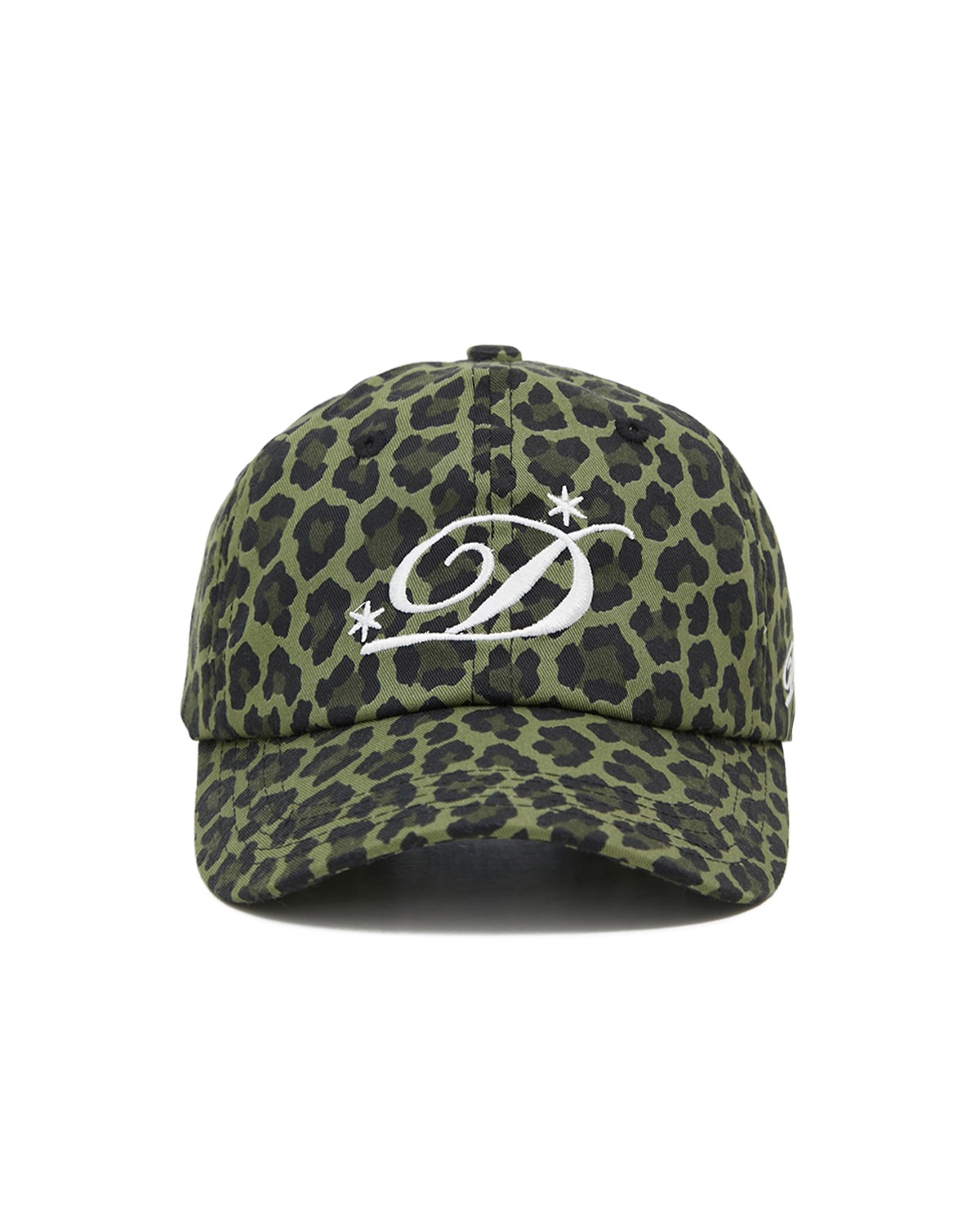 D Logo Cap (Leopard Green)