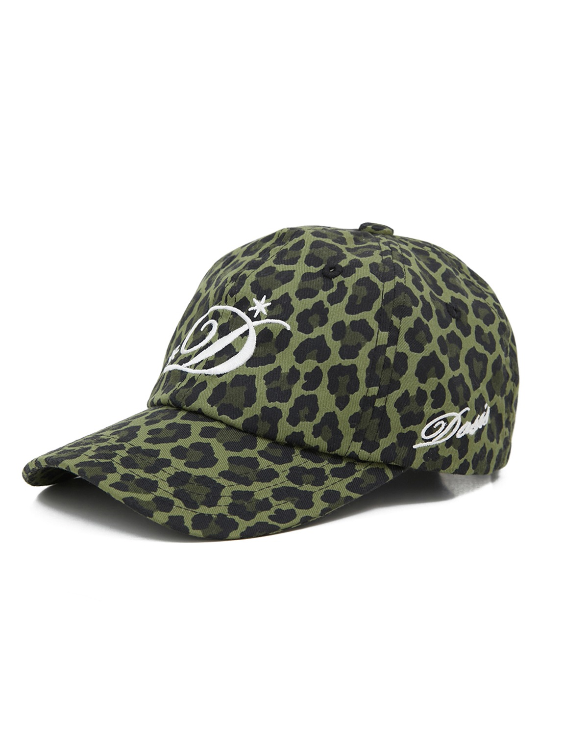 D Logo Cap (Leopard Green)