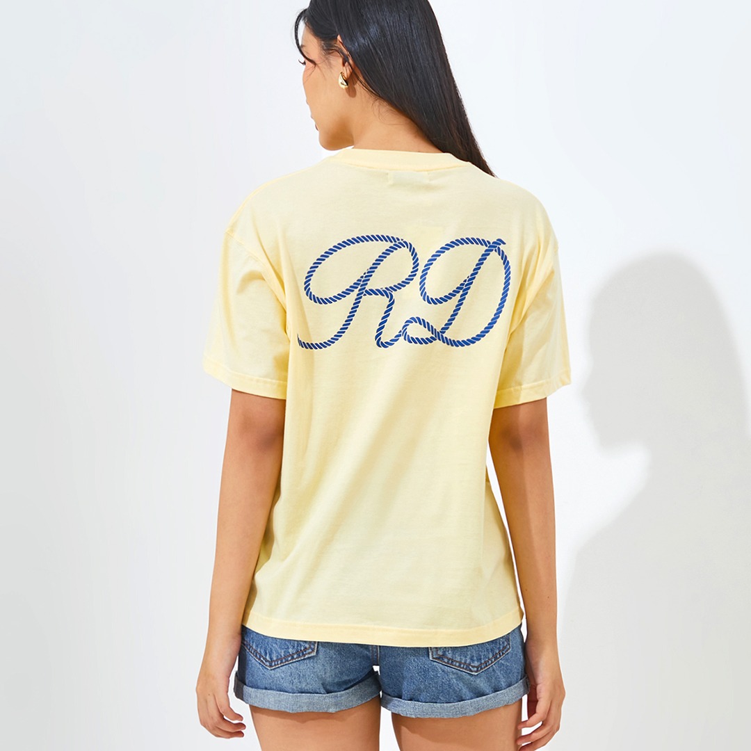 Yacht Club Rope T-shirt (Lemon)