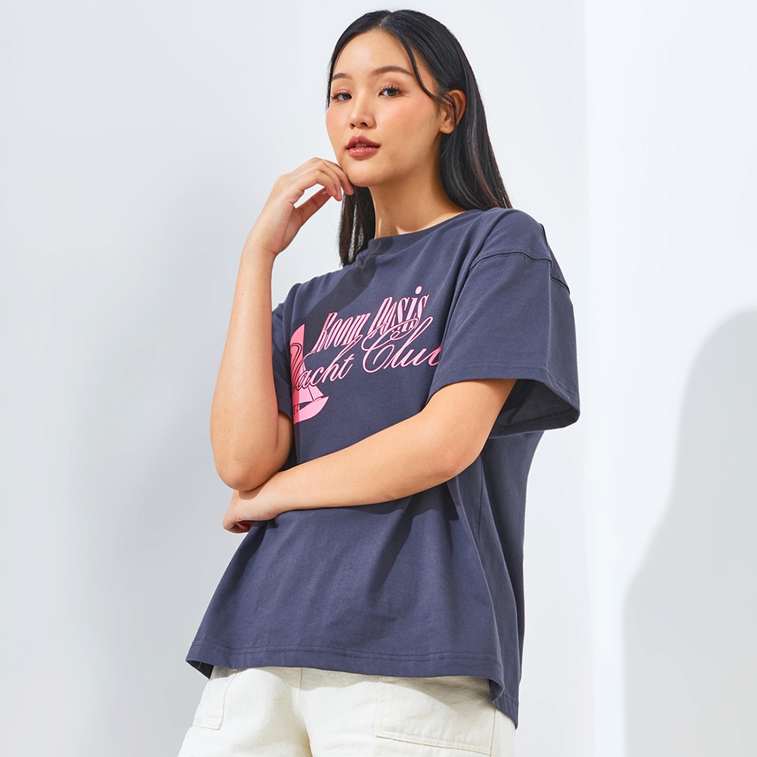 Yacht Club Sailing T-shirt (Charcoal)