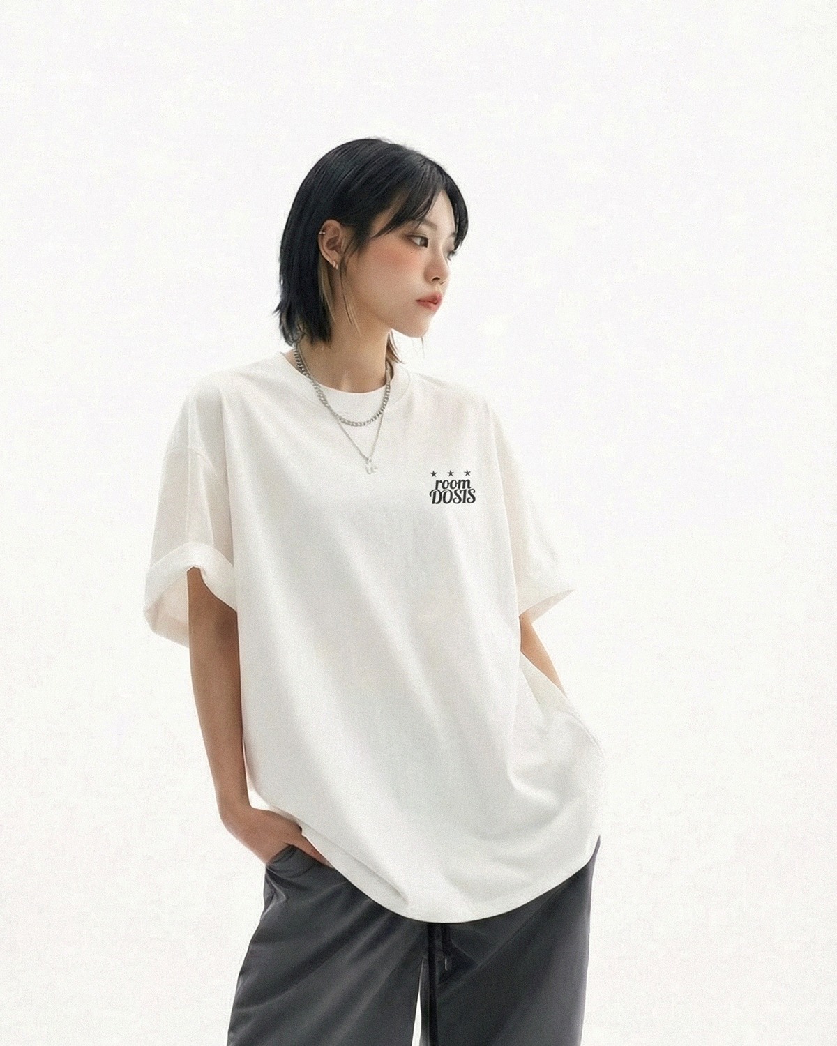 Logo Short Sleeves T-shirt (White)