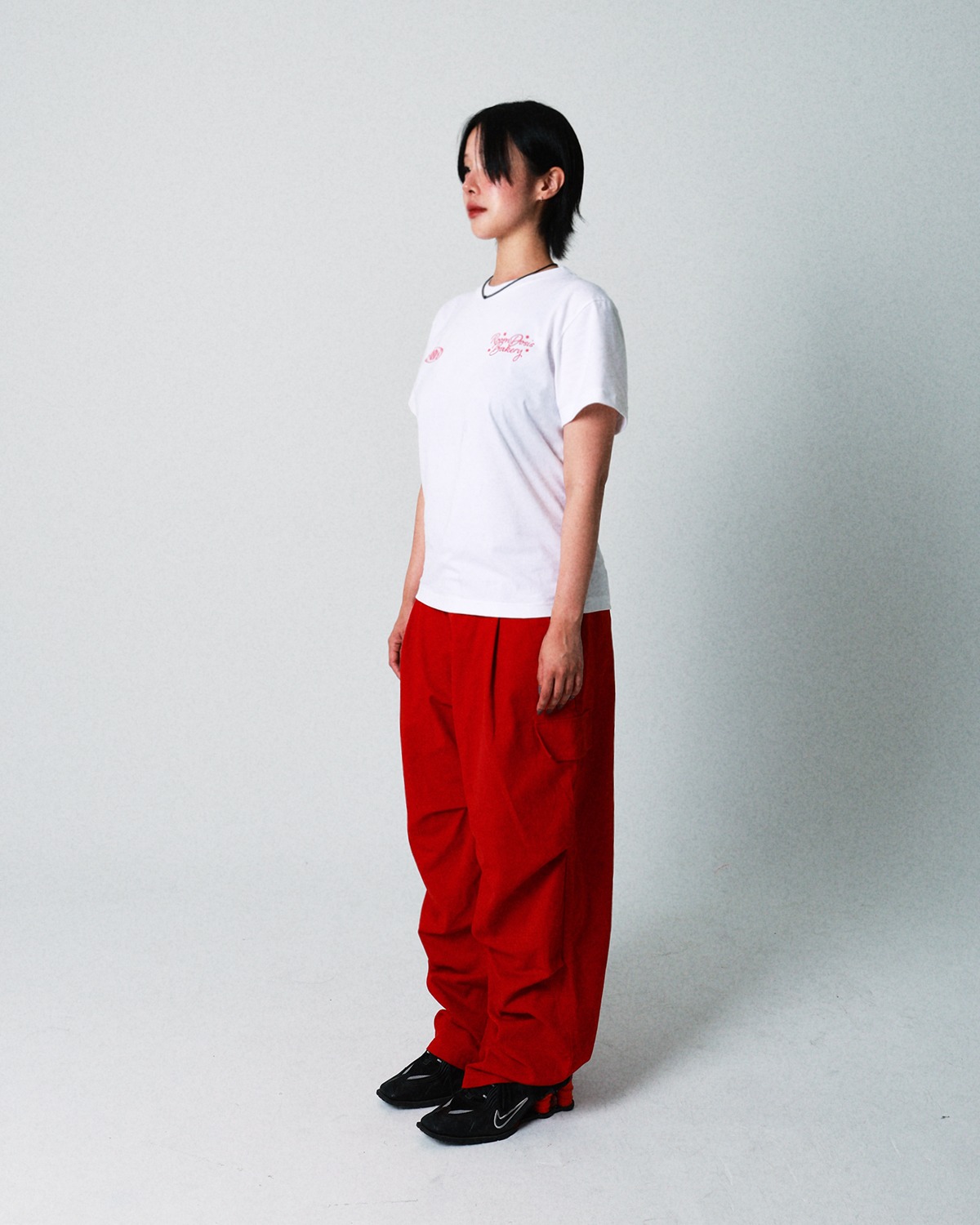 Bakery Club T-shirt (White Red)
