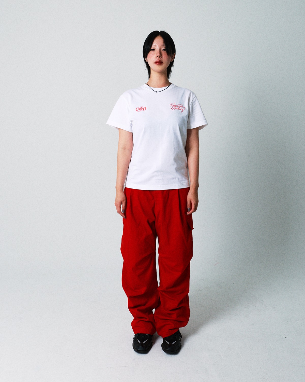 Bakery Club T-shirt (White Red)