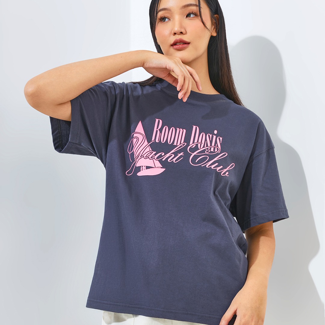 Yacht Club Sailing T-shirt (Charcoal)